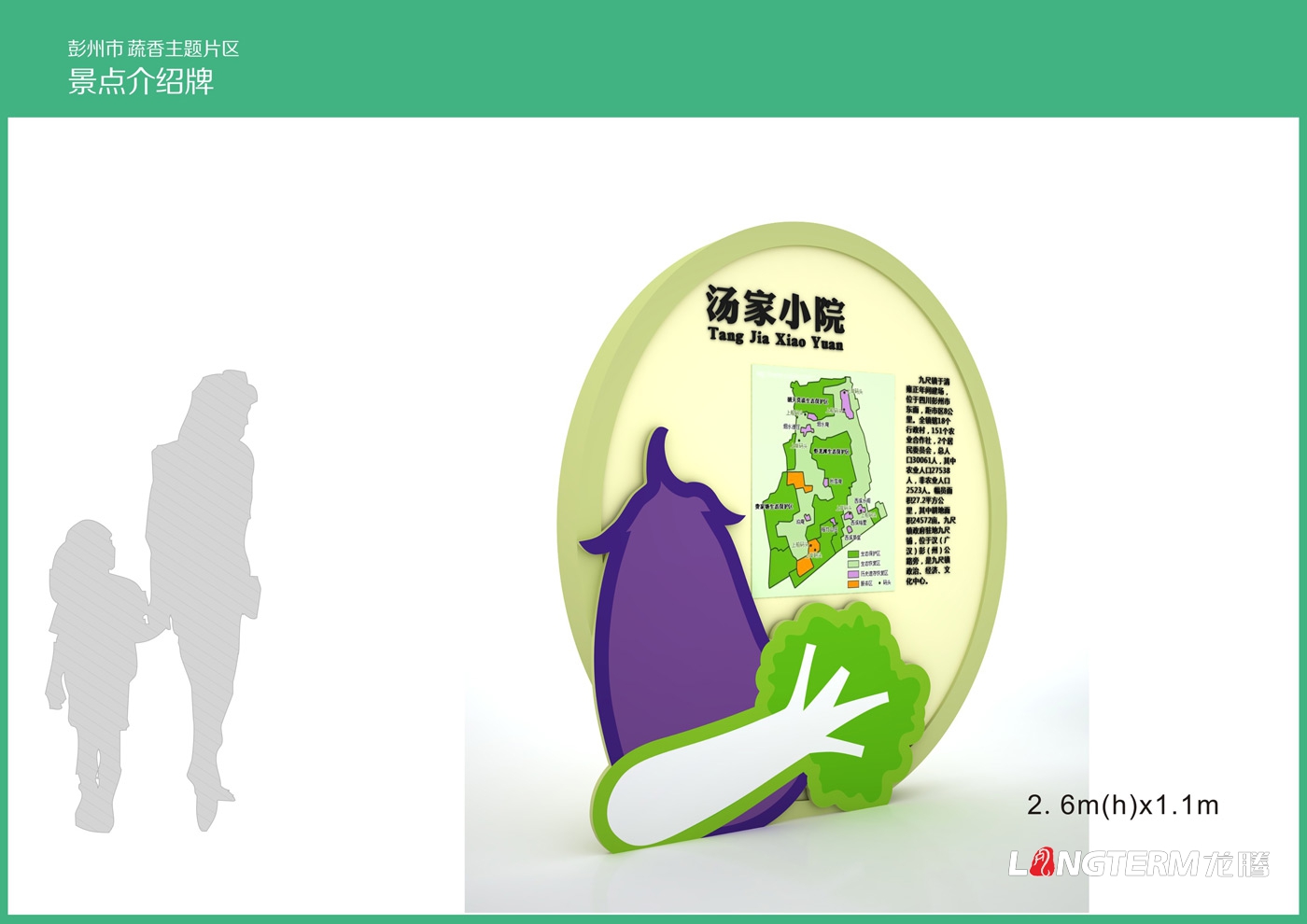 彭州蔬香大道導視系統(tǒng)設(shè)計-路標牌設(shè)計制作_導覽圖設(shè)計_景點介紹牌設(shè)計
